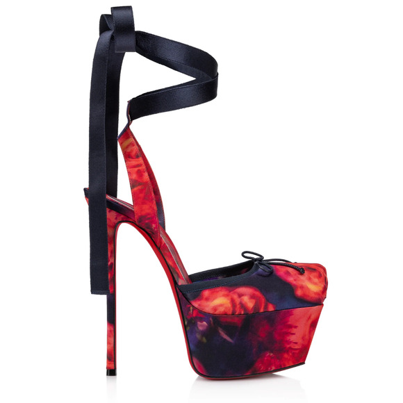 Christian Louboutin Cassia Lace Up Alta 160 Platform Ballet Sandal Heel Pump 36 - Picture 3 of 16